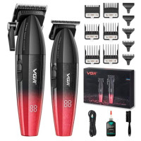 Набір для стрижки волосся 2в1 VGR V-640 S2 Black/Red