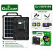 Портативна сонячна станція CCLAMP CL-318PB-8W, 5400 mAh з LED-лампами