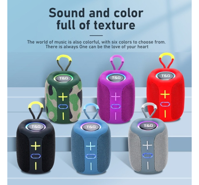 Колонка с RGB подсветкой TG-658