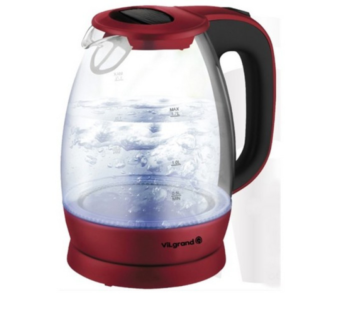 Електрочайник VILGRAND VL3172GK Red