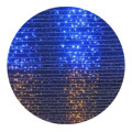 Гирлянда-водопад (Curtain-Lights) 320 BY внутренняя, пров.:прозрачный, 5м (Синий; Желтый)