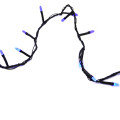 Гирлянда-нить (String-Lights) 200B-3 внутренняя, пров.:черный, 10м (Синий)