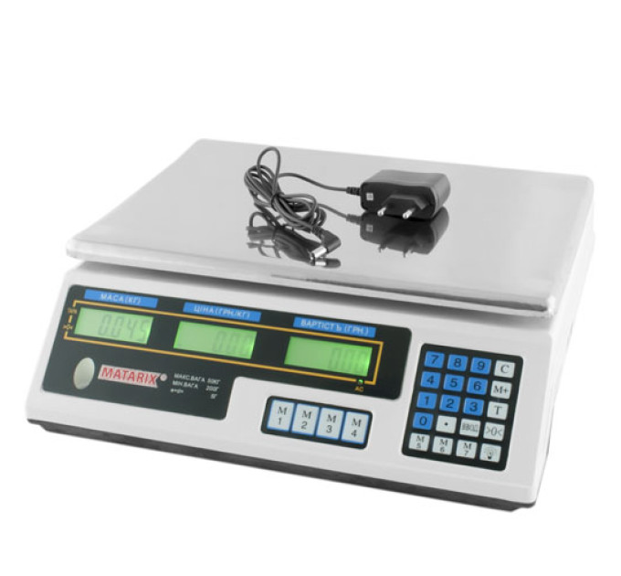 Ваги торговельні MATARIX MX-410B 50кг