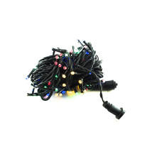 Гірлянда-нитка (String-Lights) 2.5Line100-M зовнішня, пров.: чорний, 8м (Різнокольорова)