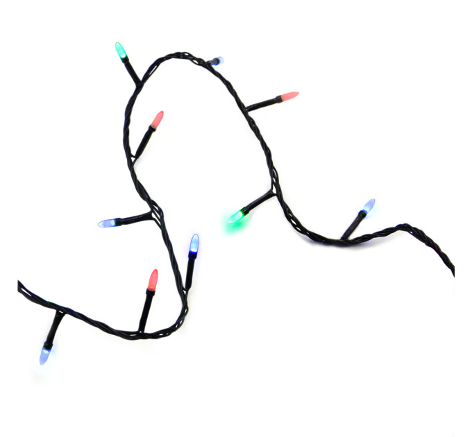 Гирлянда-нить (String-Lights) 300M-3 внутренняя, пров.:черный, 12м (Разноцветная)