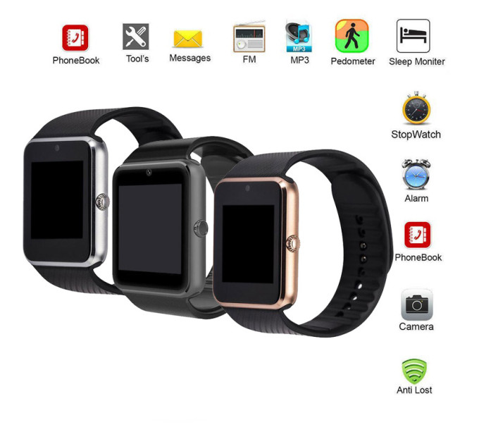 Смарт-часы Smart Watch GT08 Black (RS)