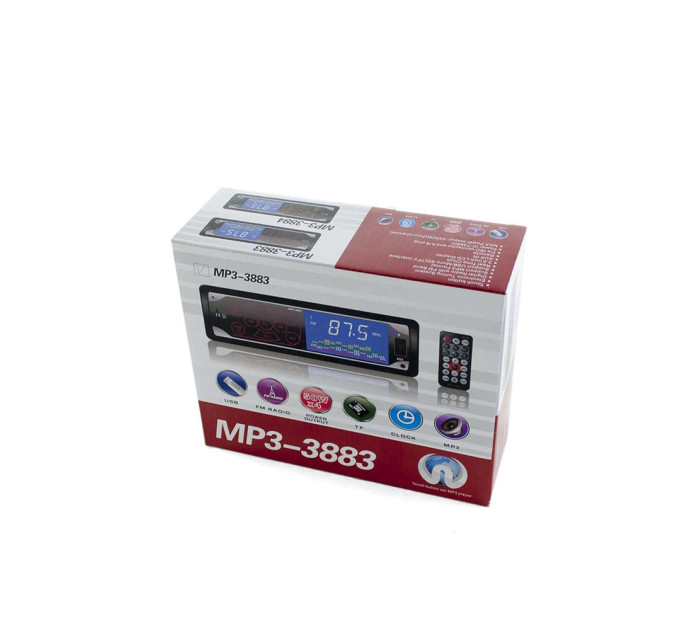 Автомагнитола MP3-3883 ISO 1DIN сенсор