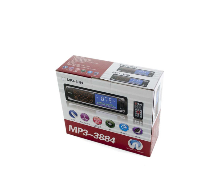 Автомагнітола MP3-3884 ISO 1DIN сенсор