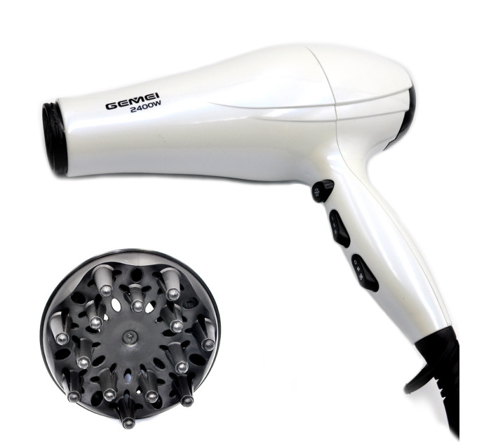 Фен GEMEI GM-105 2.4кВт АС (RS)