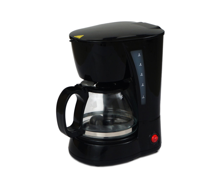 Кавоварка DOMOTEC MS-0707 Чорна (650Вт, стек. колба 600мл)
