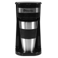 Кавоварка DOMOTEC MS-0709 Чорна (700Вт, кухоль 420мл)