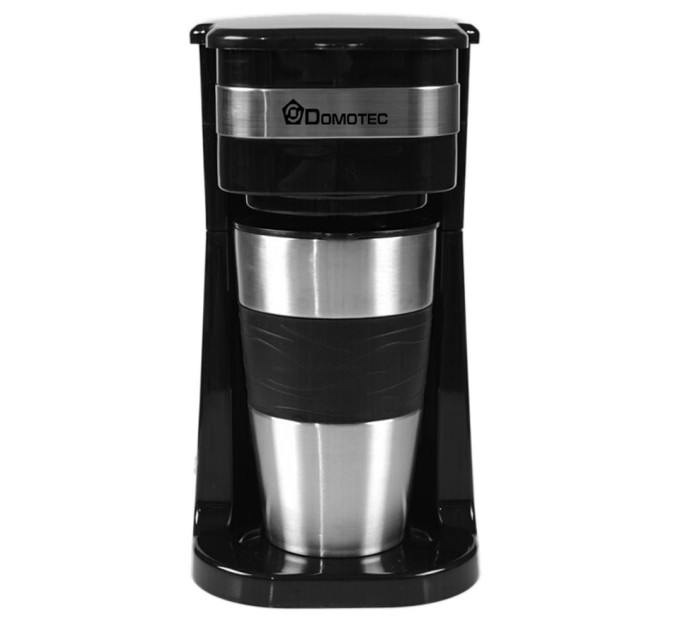 Кавоварка DOMOTEC MS-0709 Чорна (700Вт, кухоль 420мл)