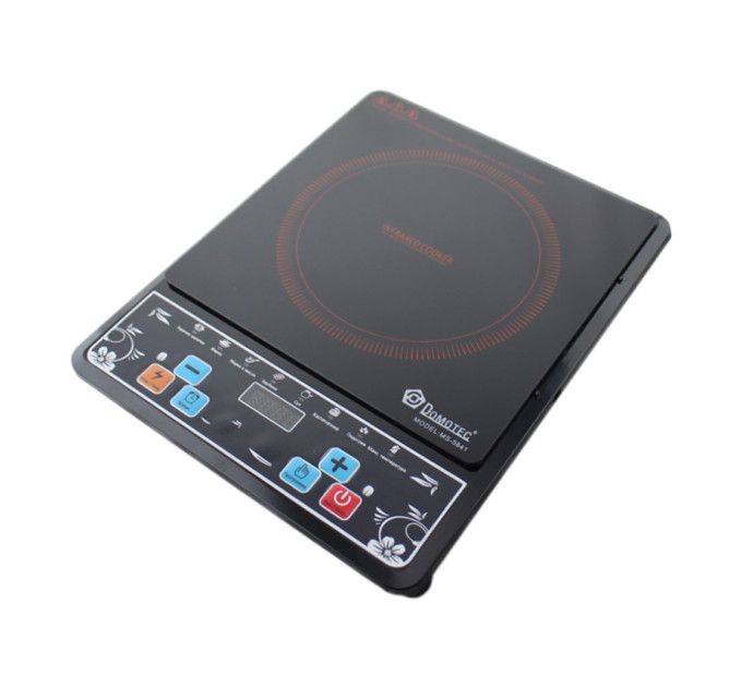Плита инфракрасная Domotec MS-5841 1кф., 2000Вт. (Черный)