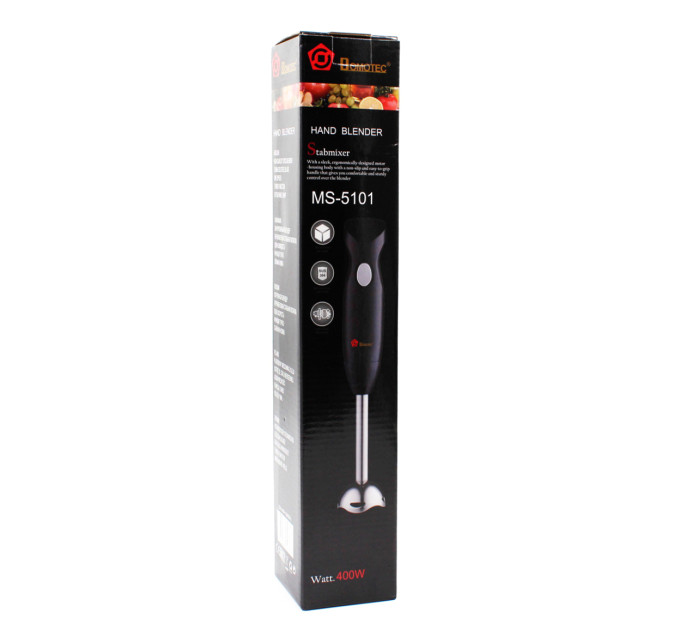 Блендер DOMOTEC MS-5101 (занурювальний, 350Вт, нерж.)