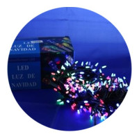 Гірлянда-нитка (String-Lights) 100M-3 внутрішня, пров.: чорний, 7м (Різнокольорова)