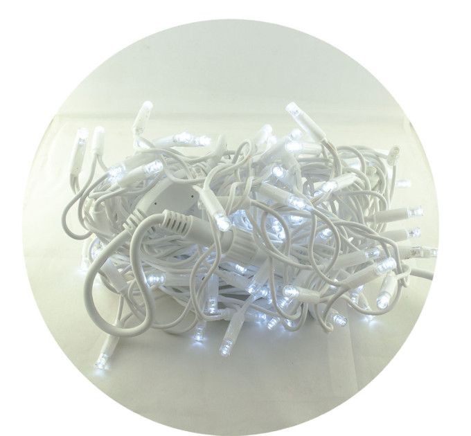Гирлянда-нить (String-Lights) 2.5Line 200-W наружная, пров.:белый, 7.2м (Белый)