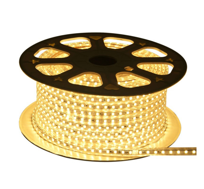 Гирлянда-лента (Rope-Lights) SMD5050-WW наружная, пров.:прозрачный, 100м (Белый-теплый)