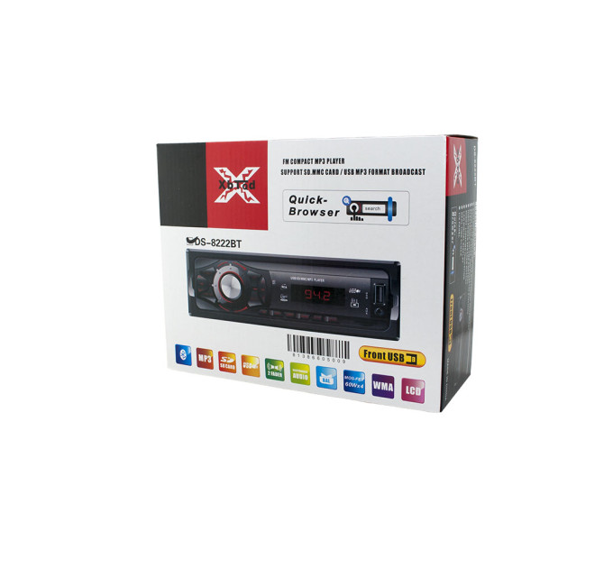 Автомагнітола MP3 8222 ISO+BT