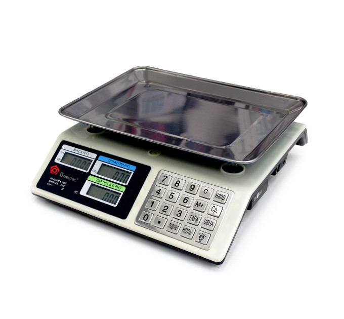 Весы торговые DOMOTEC MS-CK982S MB 50кг