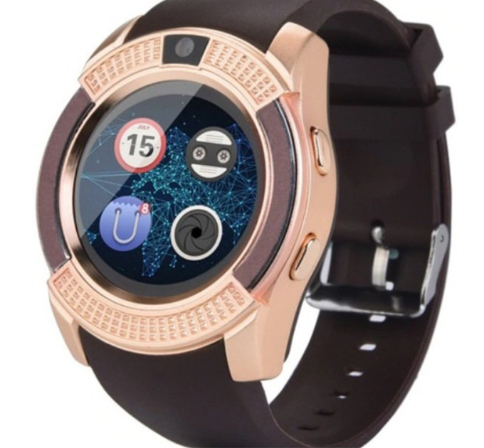 Смарт-годинник Smart Watch V8 Gold