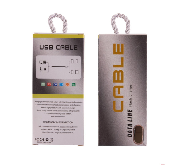 Кабель USB - Micro USB DATA Flash charge A1