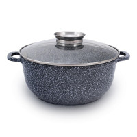 Котел UNIQUE UN-5216 4.3л (24см, круглий, гранітний) Котел UNIQUE UN-5216 4.3л (24см, круглий, гранітний)