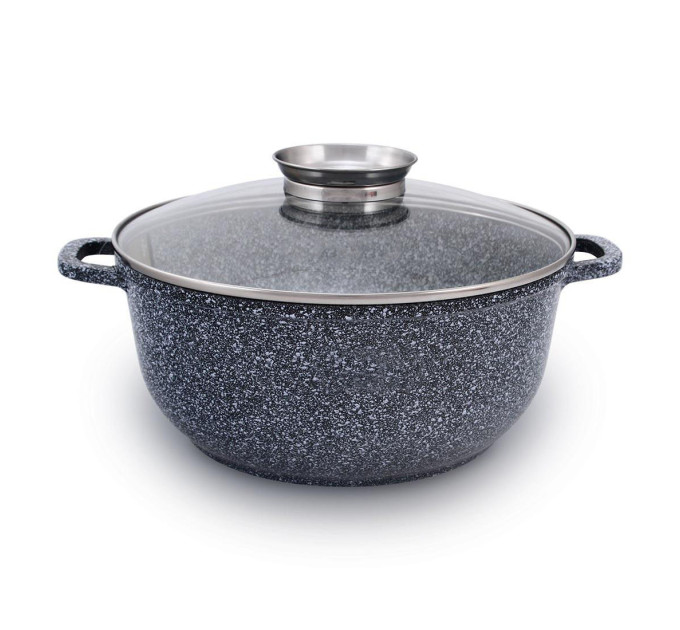 Котел UNIQUE UN-5216 4.3л (24см, круглий, гранітний)