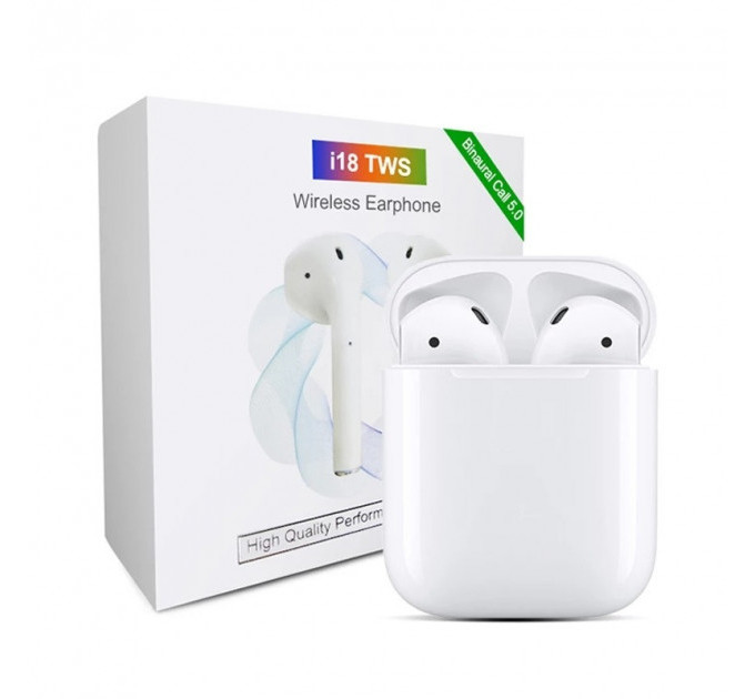 Стерео гарнітура TWS i18 Sensor Bluetooth 5.0