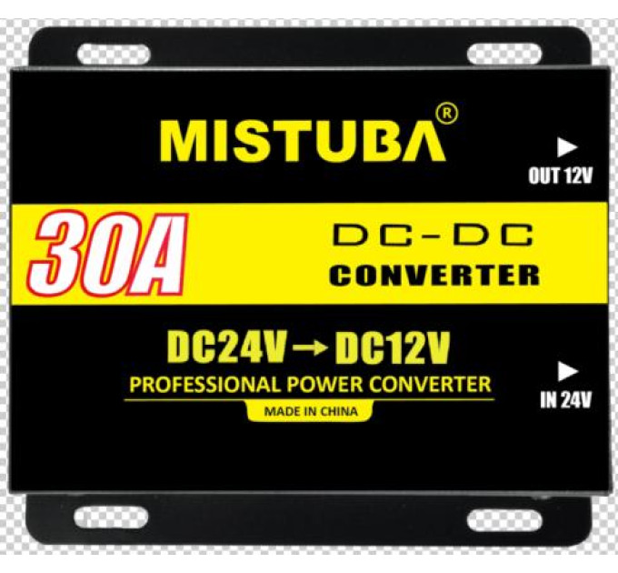 Перетворювач DC/DC 24V-12V 30A