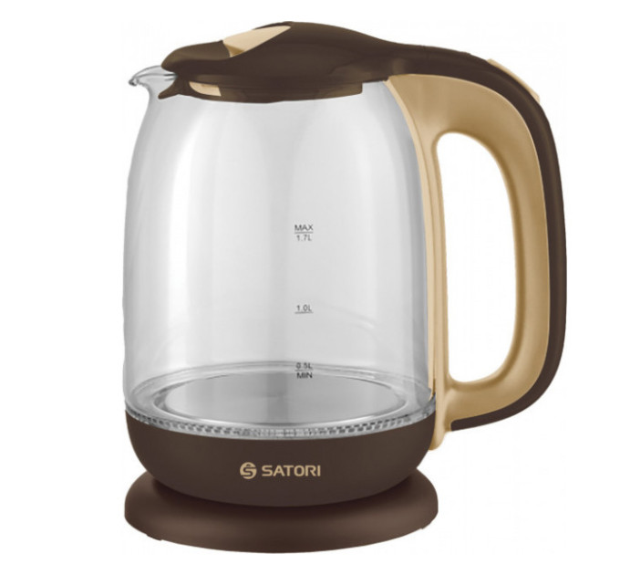 Електрочайник SATORI SGK-4190-BR 1.7л, 2200Вт (Бежевий)