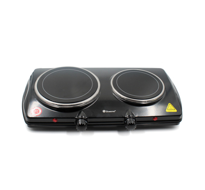 Плита инфракрасная Domotec MS-5852 2кф., 2100Вт. (Черный) (RS)