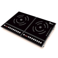 Плита індукційна Domotec MS-5862 2кф., 4000Вт. (Чорний)