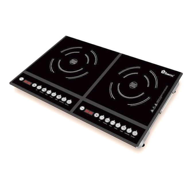 Плита індукційна Domotec MS-5862 2кф., 4000Вт. (Чорний)