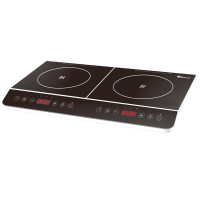 Плита индукционная Domotec MS-5872 2кф., 4000Вт. (Серый)