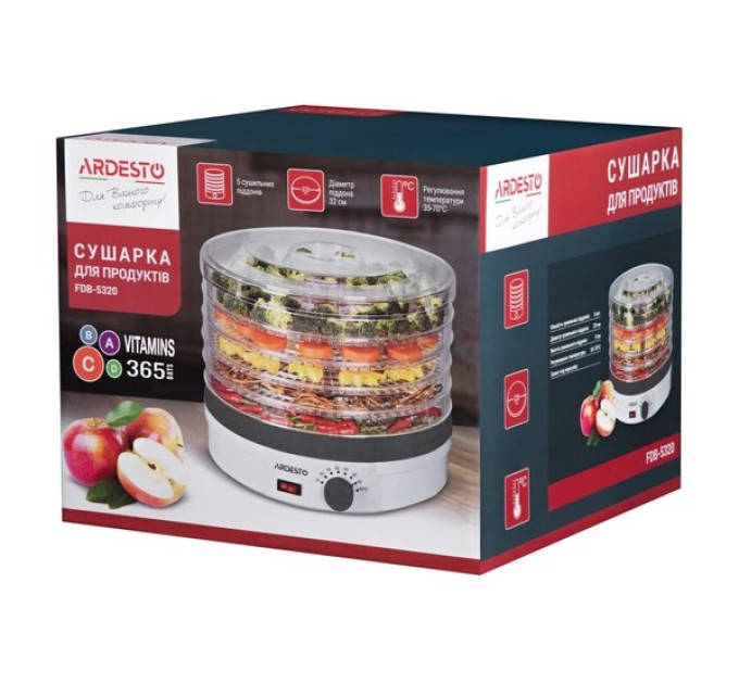 Сушіння для продуктів ARDESTO FDB-5320