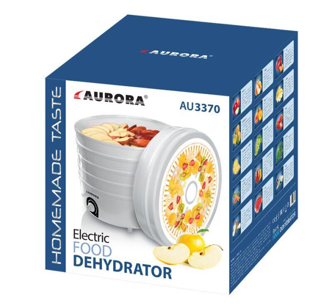 Сушарка для овочів та фрукт AURORA AU-3370 520Вт (5 піддонів)
