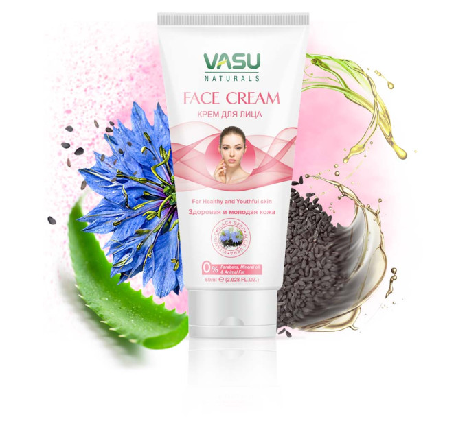 Крем для лица, 60мл (FACE CREAM, Здоровая и молодая кожа)