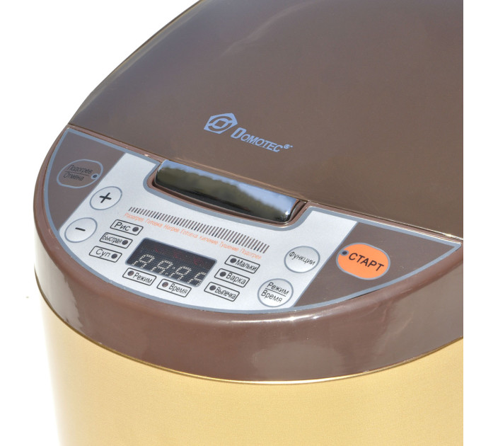Мультиварка DOMOTEC MS-7723 Gold (5л, 11прог, 900Вт)