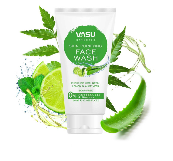 Гель для вмивання обличчя - 60мл, що очищає (SKIN PURIFYING FACE WASH)