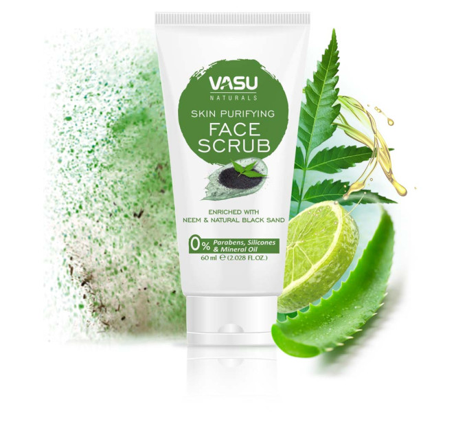 Скраб для обличчя - 60мл, що очищає (SKIN PURIFYING FACE SCRUB)