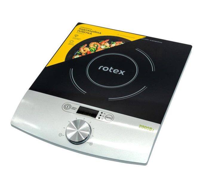 Плита індукційна Rotex RIO 230-G 1кф., 2000Вт. (Сірий)
