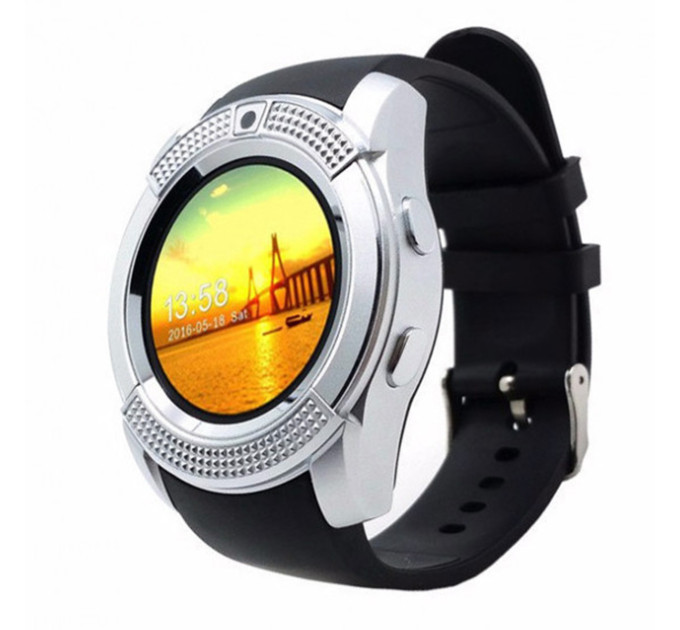 Смарт-годинник Smart Watch V8 silver