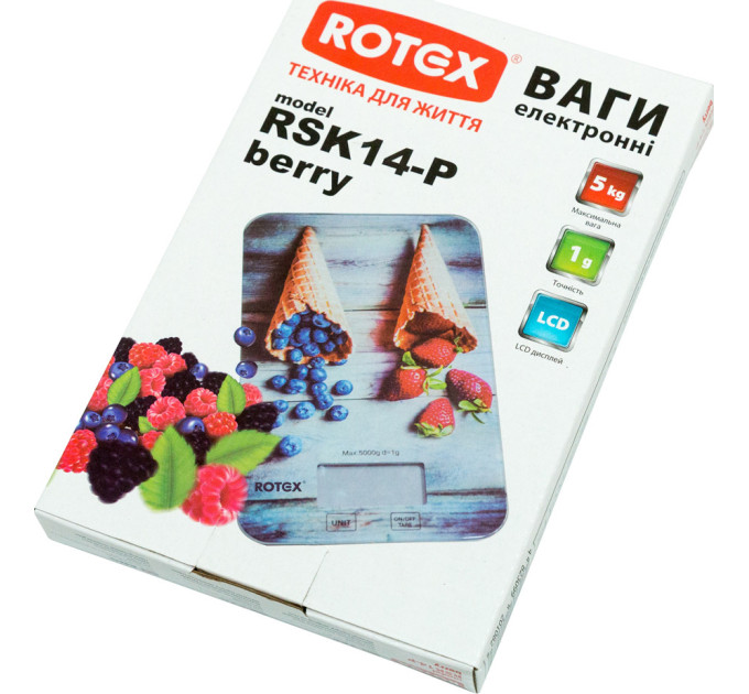 Весы кухонные ROTEX RSK14-P Berry