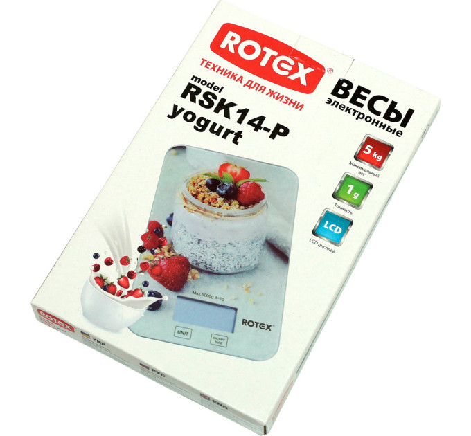 Весы кухонные ROTEX RSK14-P Yogurt