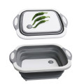 Дошка-миска обробна Folding Cutting Board 3в1 (складна обробна дошка)