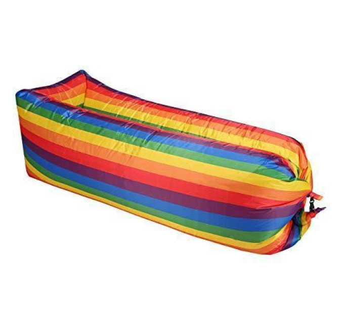 Надувной матрас-ламзак AIR-sofa Rainbow Радуга