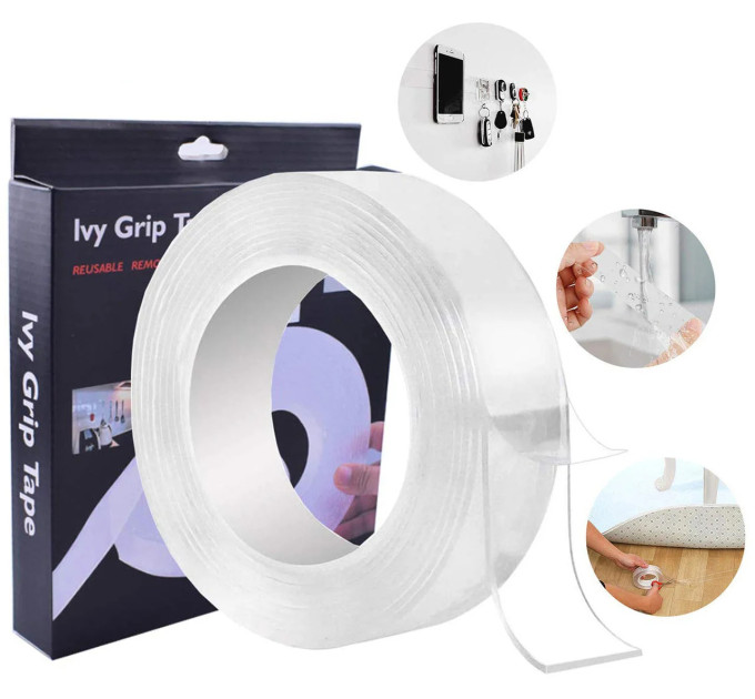 Багаторазова стрічка кріплення Ivy Grip Tape 3м арт.6674