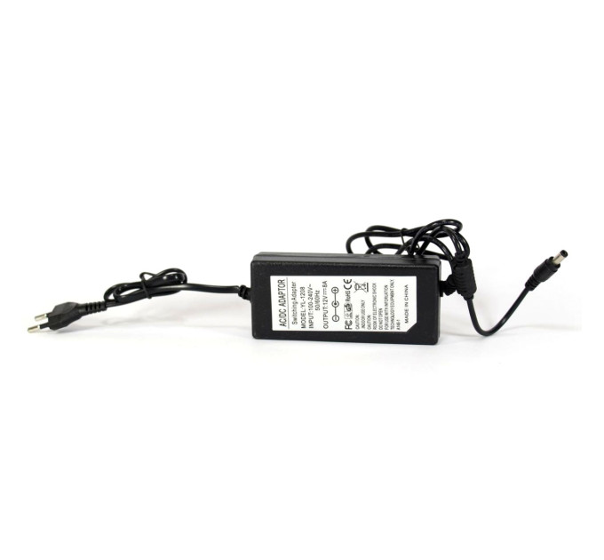 Блок питания 12V/8A разъем 5.5х2.5мм, пластик