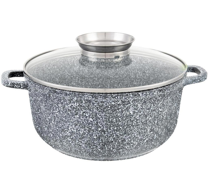 Котел UNIQUE UN-5215 3.2л (22*10см, круглий, гранітний)
