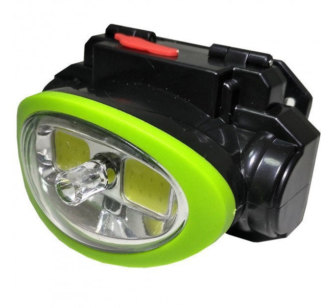 Ліхтарик налобний BAILONG BL-0520 COB + Laser